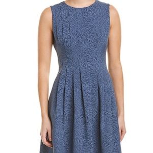 Anne Klein ALine Versailles Blue Fit & Flare Dress